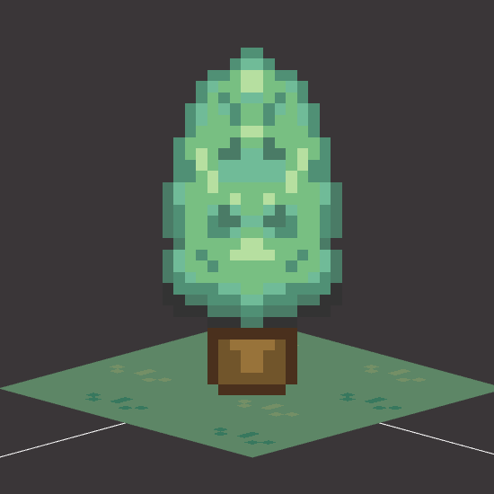 Sprite tree Three.JS