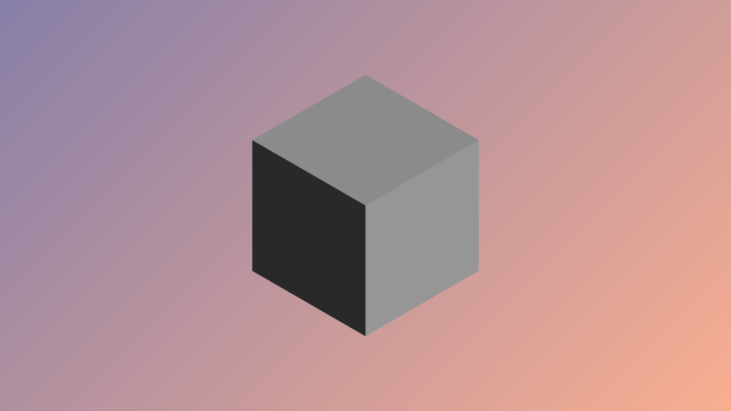 Three.JS Orthographic Cube