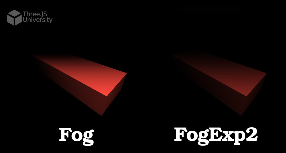 Three.JS Fog vs FogExp2